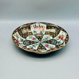 1971 Daher Decorated Ware Metal Floral Tray 10”